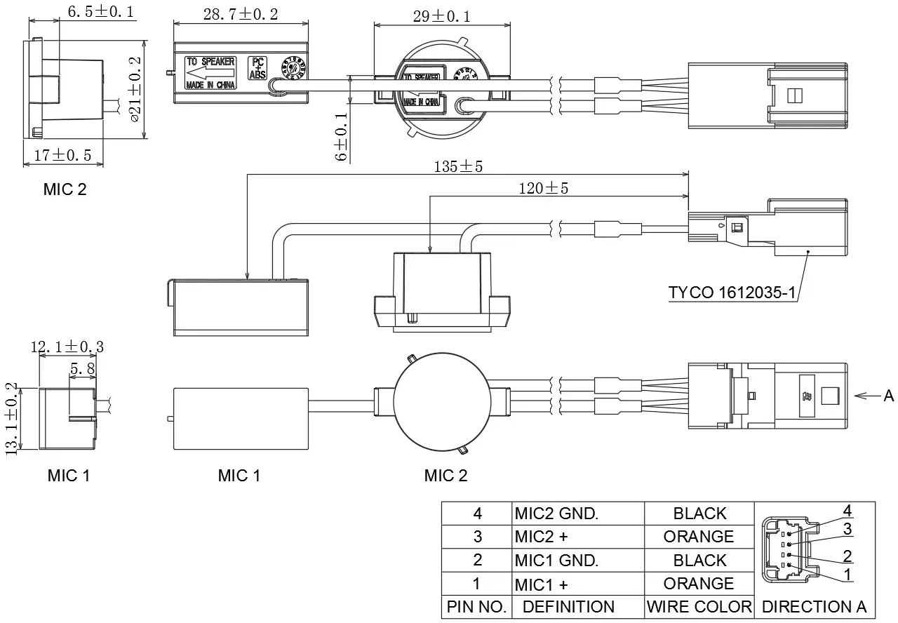 Microphone ECM03 (JTA10)